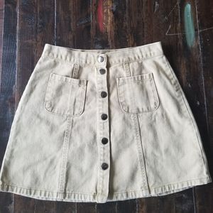 BDG Button Up Skirt